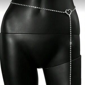 Heart Rhinestone Chain